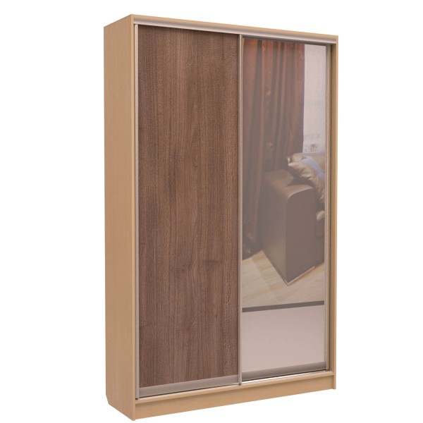 Шафа-купе «ШН-114» ДСП/Дзеркало