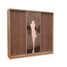 Шафа-купе «ШН-204» ДСП/Піскострум/ДСП