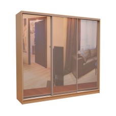 Шафа-купе «ШН-204» Дзеркало/Дзеркало/Дзеркало